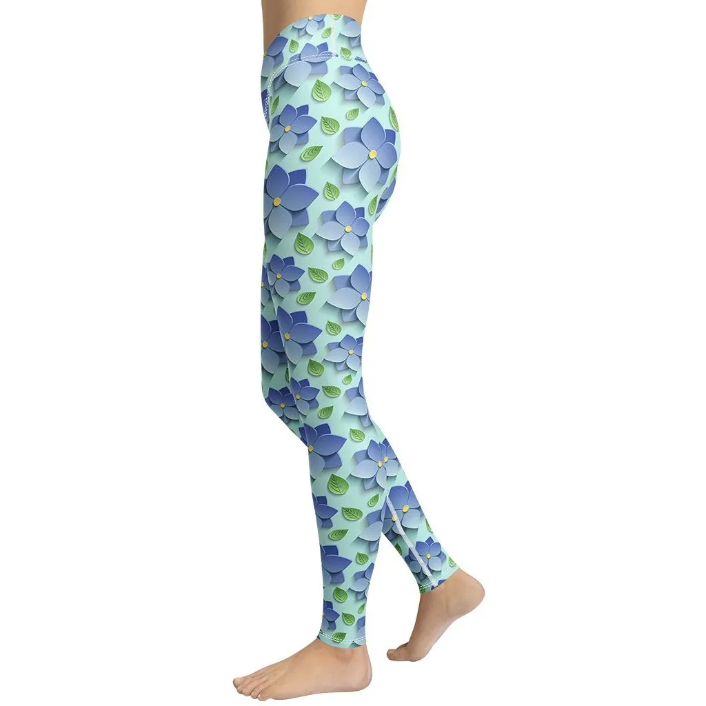 3D Floral Yoga Leggings