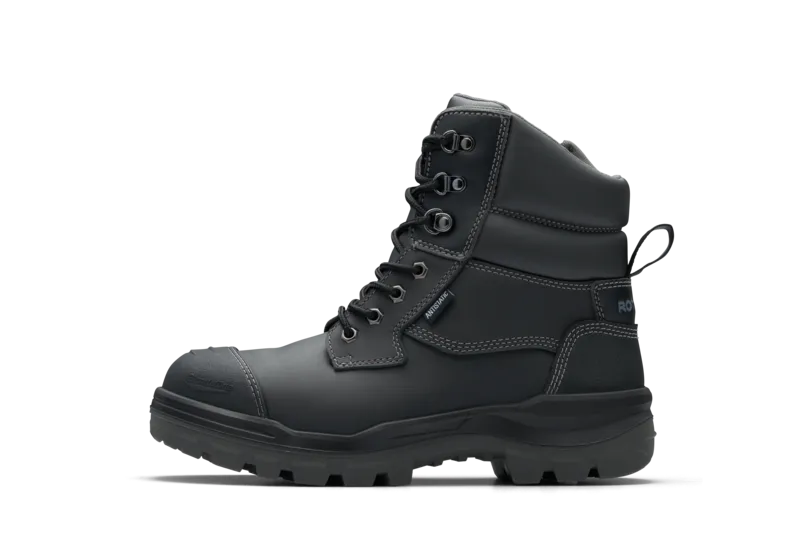 8071 Blundstone RotoFlex Steel Zip Sided Safety Boot Black