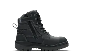 8071 Blundstone RotoFlex Steel Zip Sided Safety Boot Black