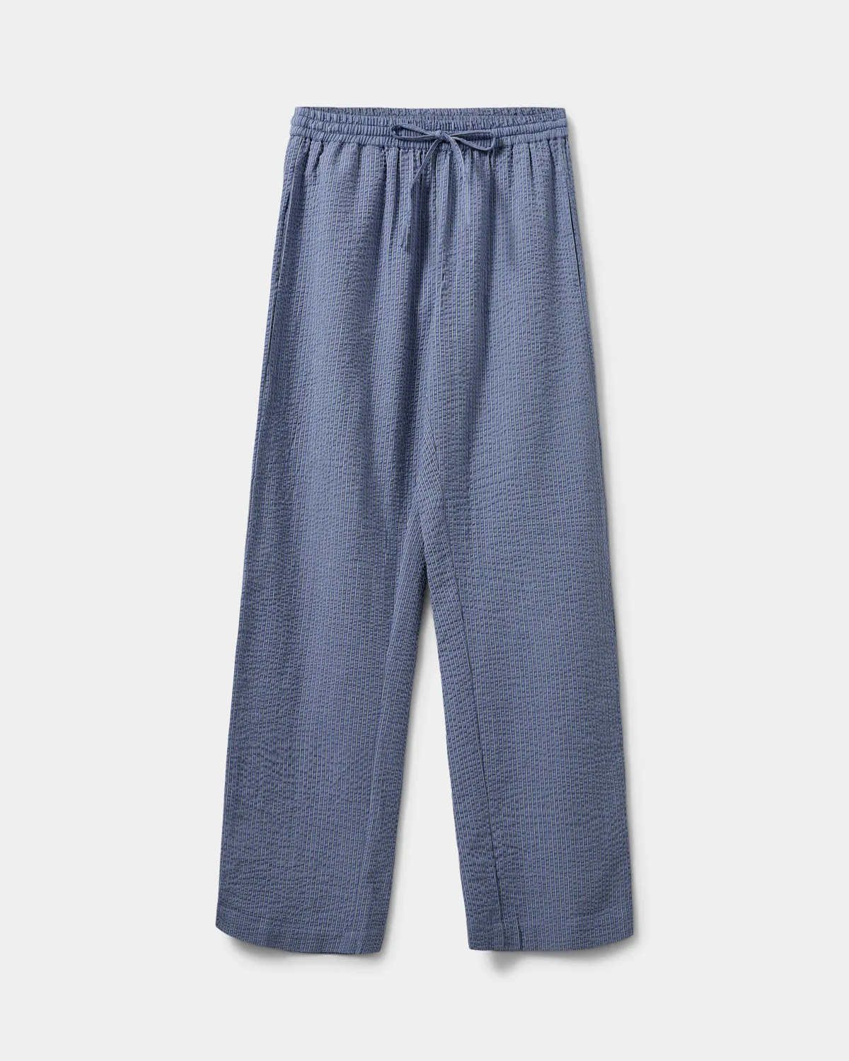 ABIGAILESW TROUSERS - Blue-Black w Antique White