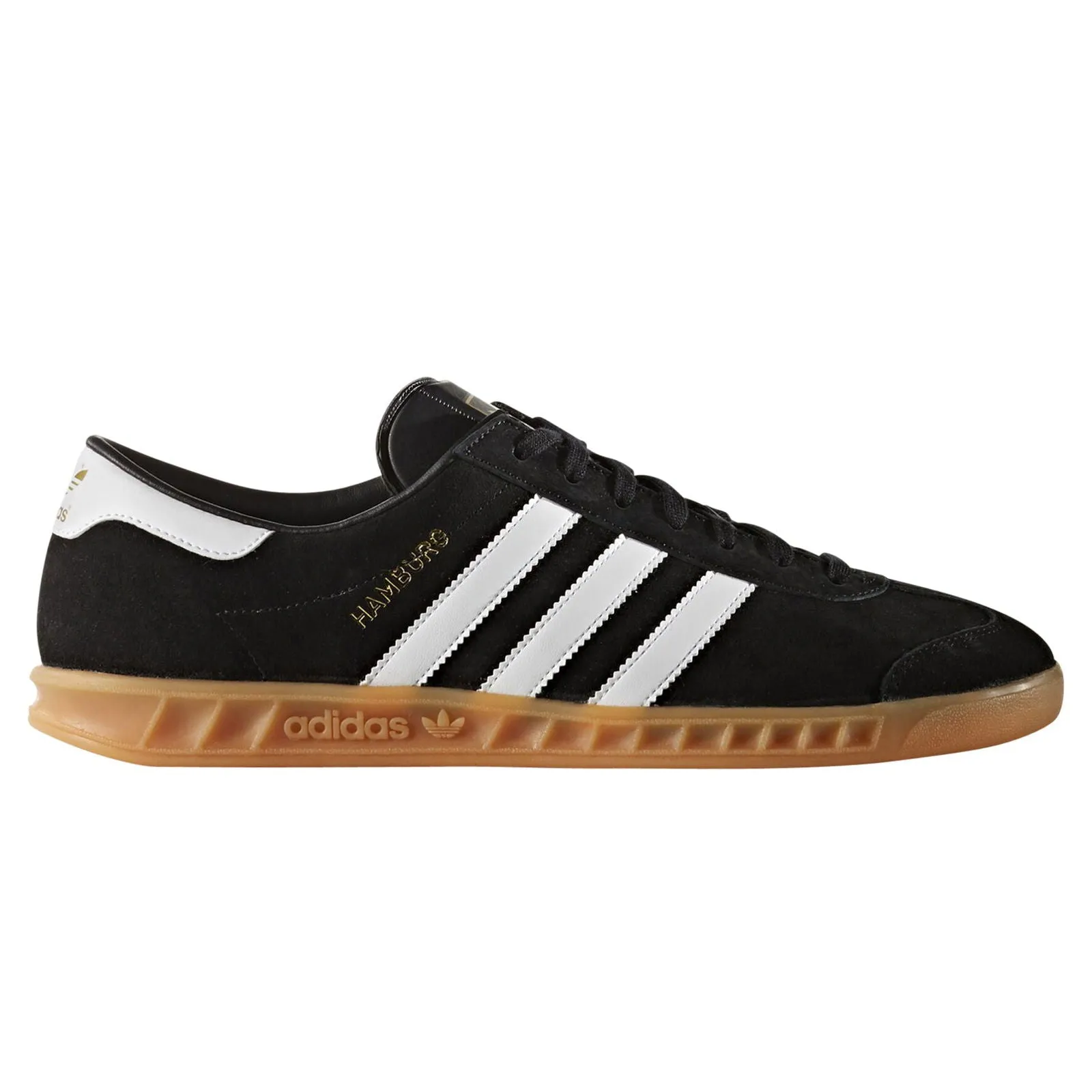 adidas Originals Hamburg Shoes - Black / White / Gum