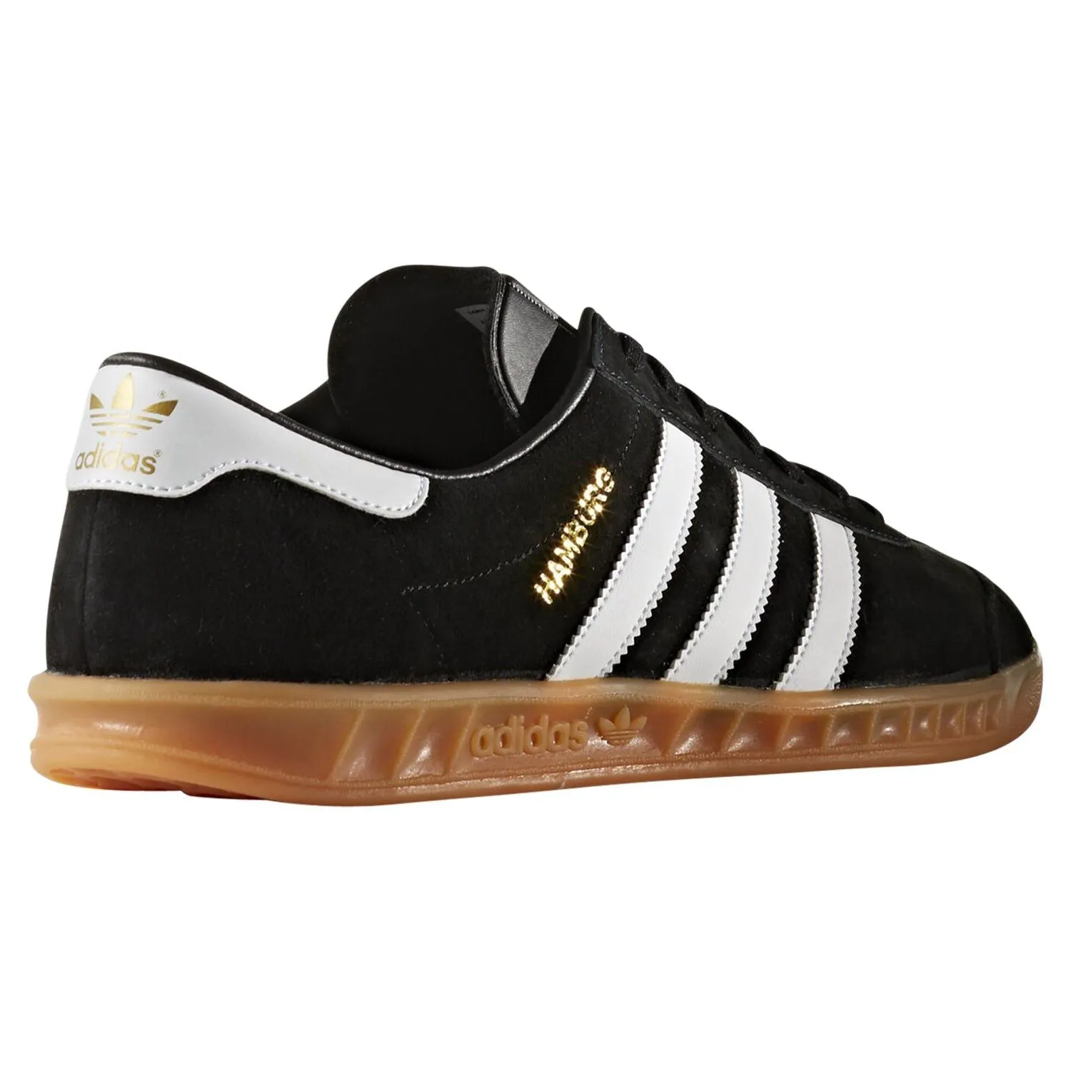 adidas Originals Hamburg Shoes - Black / White / Gum