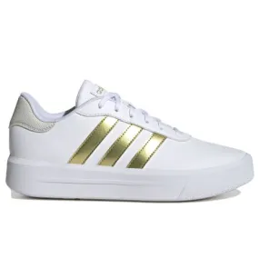 Adidas Women's Court Platform Sneakers - White/Gold