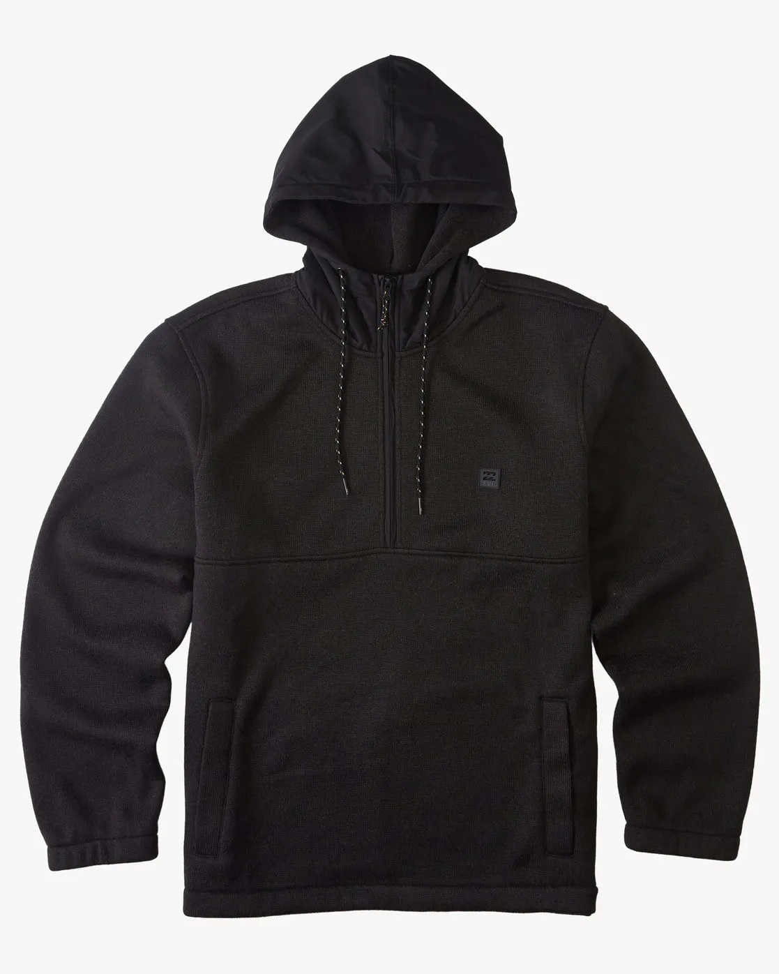 A/Div Boundary Hooded Half-Zip Pullover - Black Heather