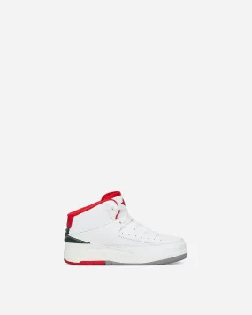 Air Jordan 2 Retro (TD) Sneakers White / Fire Red / Fir / Sail