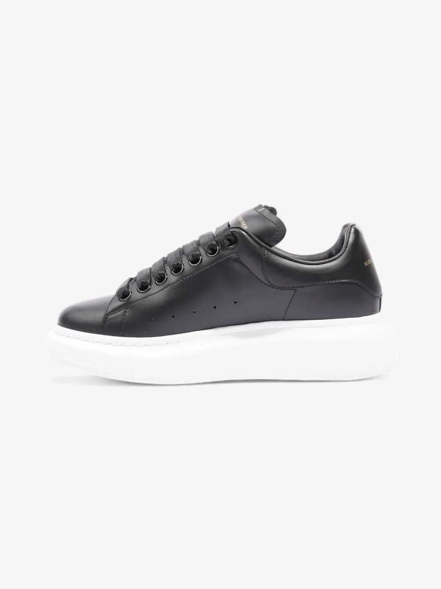 Alexander McQueen Oversized Sneakers Black Leather EU 38 UK 5