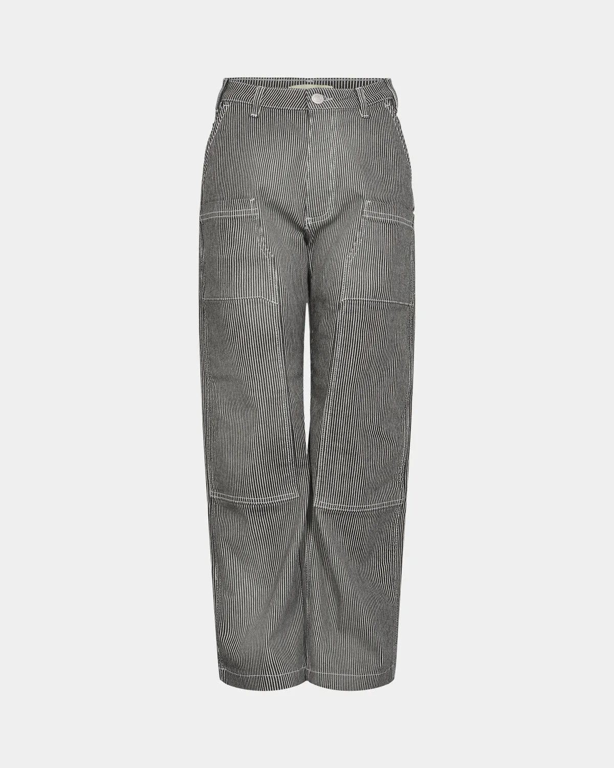 ALLICIASY TROUSERS - Dark denim blue