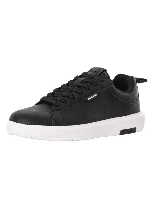 Antony Morato Logo Tag Trainers - Black/White