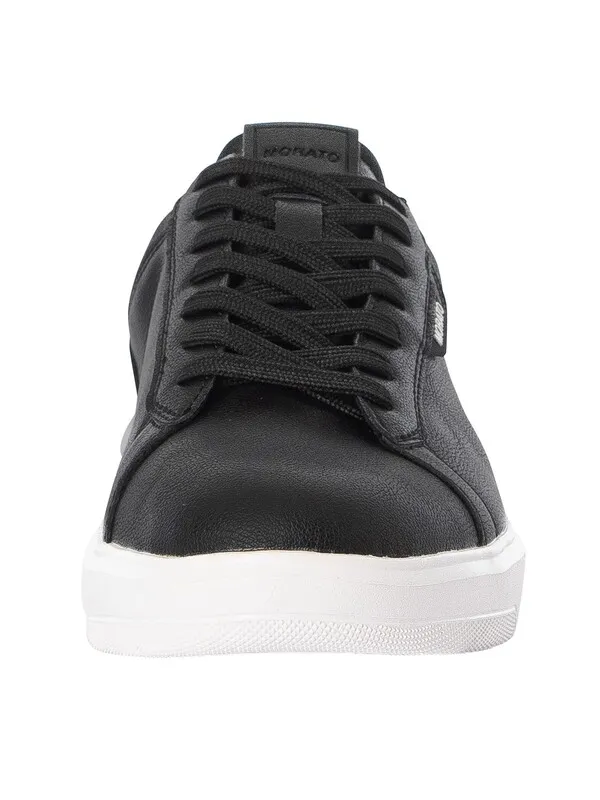 Antony Morato Logo Tag Trainers - Black/White