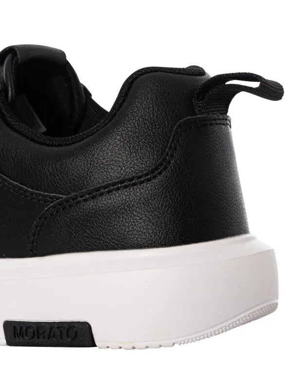 Antony Morato Logo Tag Trainers - Black/White