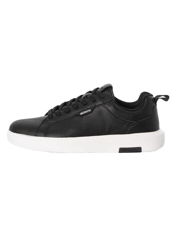 Antony Morato Logo Tag Trainers - Black/White