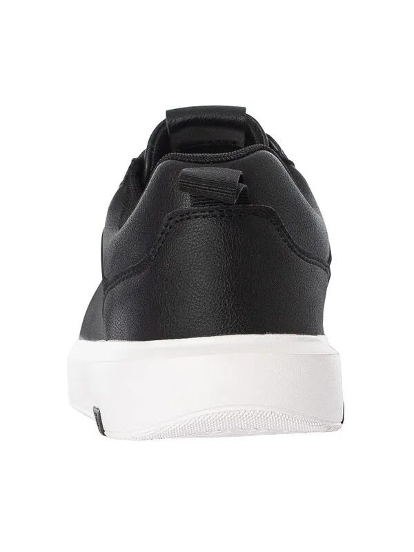 Antony Morato Logo Tag Trainers - Black/White