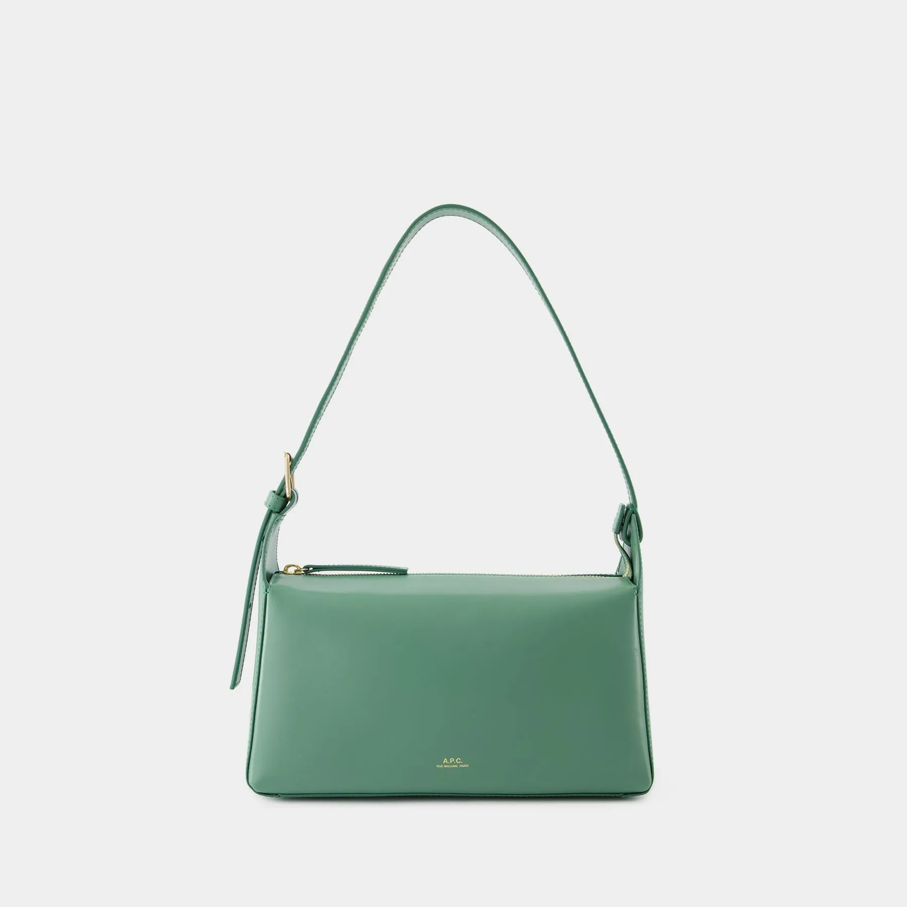 A.P.C.  Virginie Baguette Shoulder Bag - A.P.C. - Leather - Jade