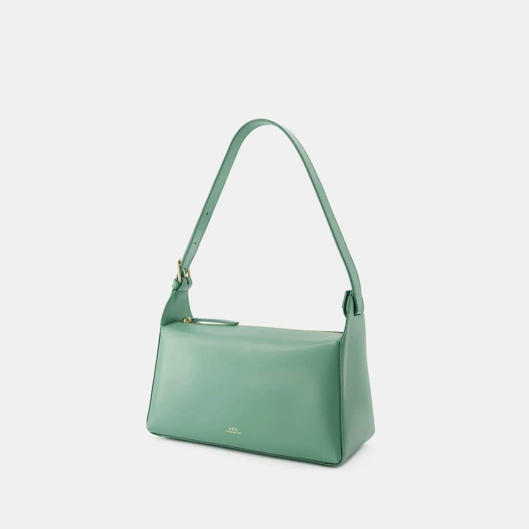 A.P.C.  Virginie Baguette Shoulder Bag - A.P.C. - Leather - Jade