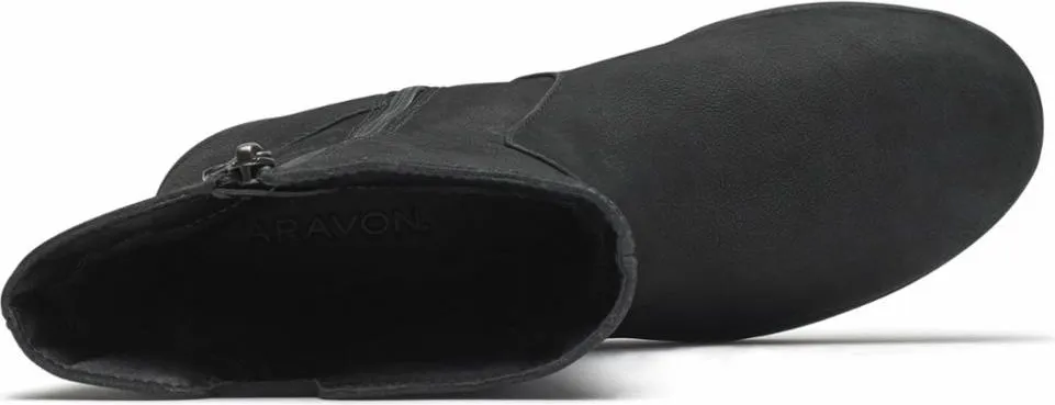 Aravon Fairlee Mid Boot Black - Extra Wide