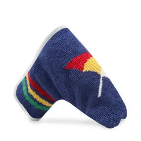 Arnold Palmer Umbrella Putter Headcover (Classic Navy - Triple Diagonal Stripe) (Final Sale)