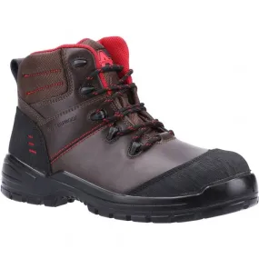 AS308C S3 SRC Metal Free Safety Boot Brown