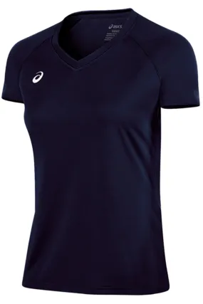 Asics Women's Circuit 8 Warm-Up Shirt XT3261 Navy