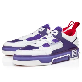 Astroloubi Sneakers - Calf leather and nappa leather - Jacaranda - Men