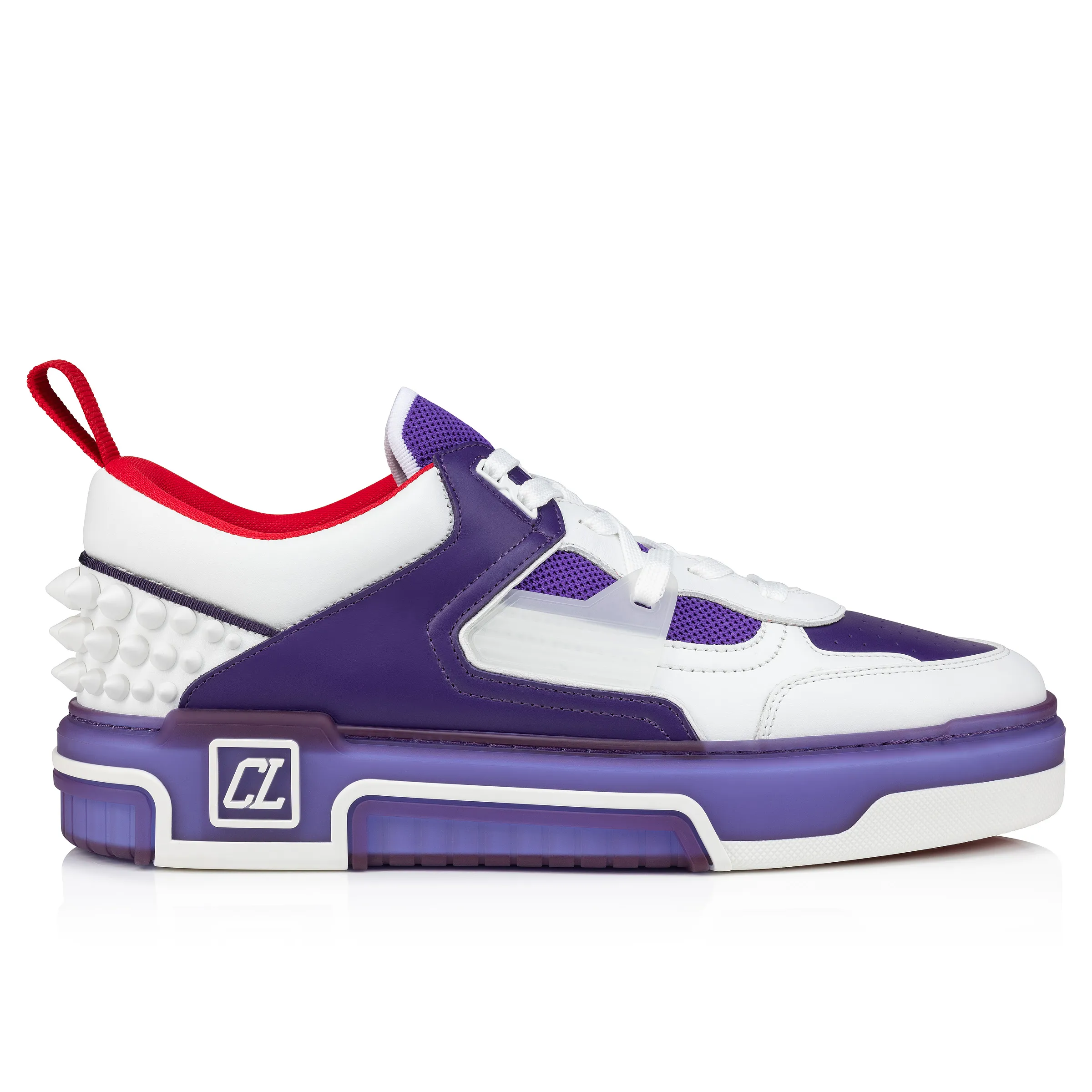 Astroloubi Sneakers - Calf leather and nappa leather - Jacaranda - Men