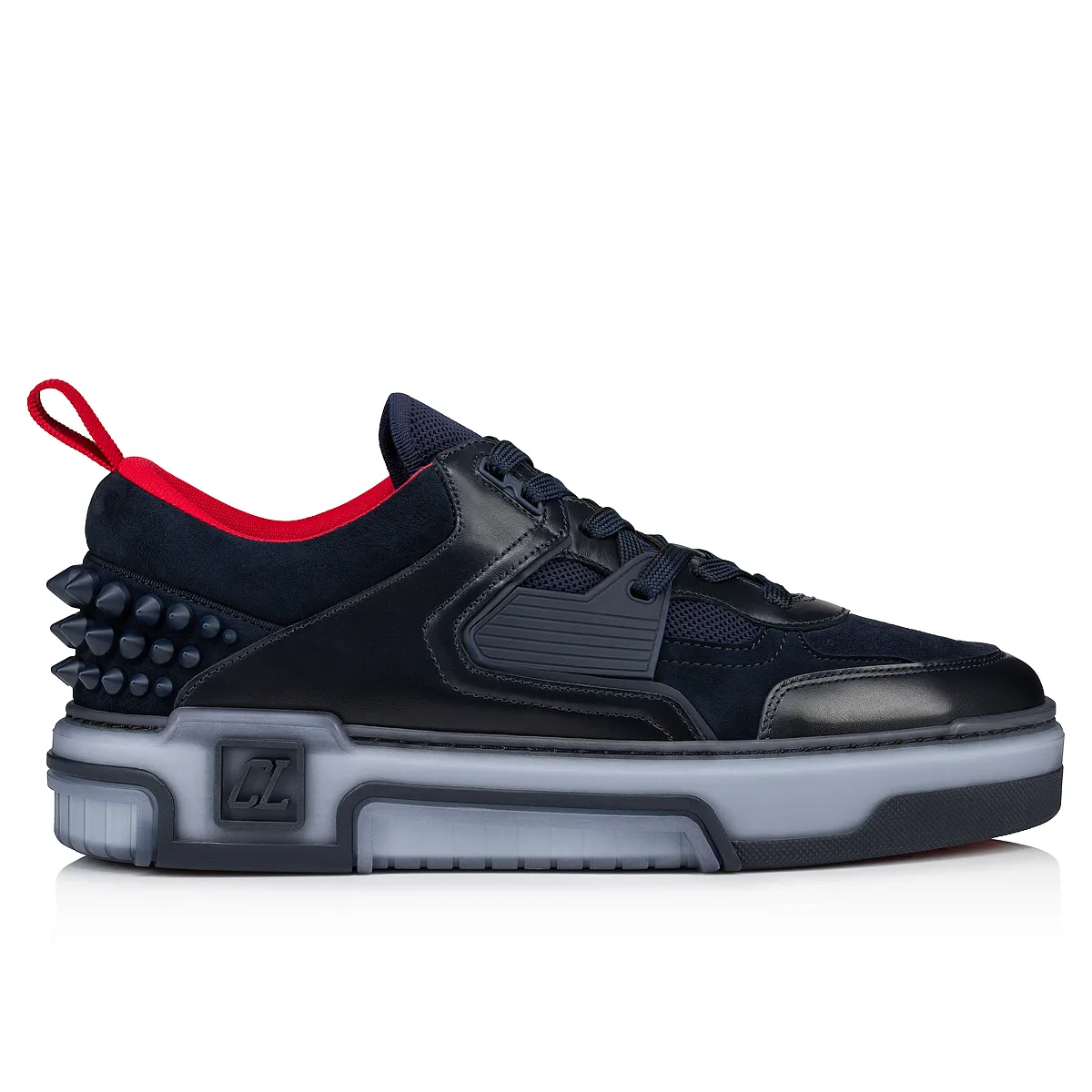 Astroloubi Sneakers - Calf leather, suede and rubber - Navy - Men