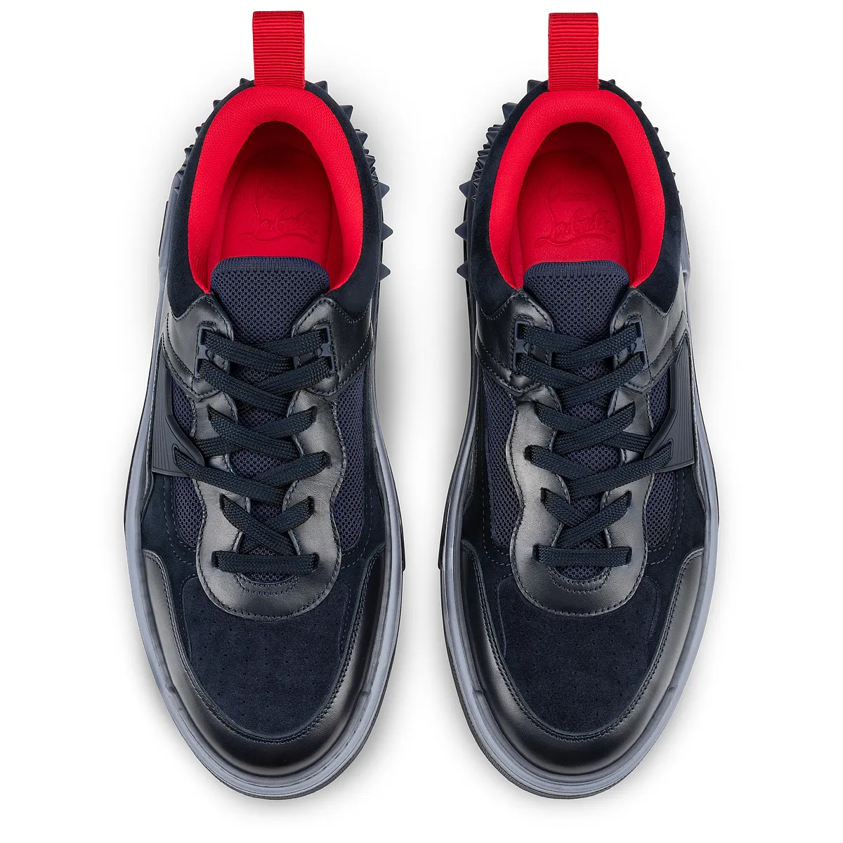 Astroloubi Sneakers - Calf leather, suede and rubber - Navy - Men