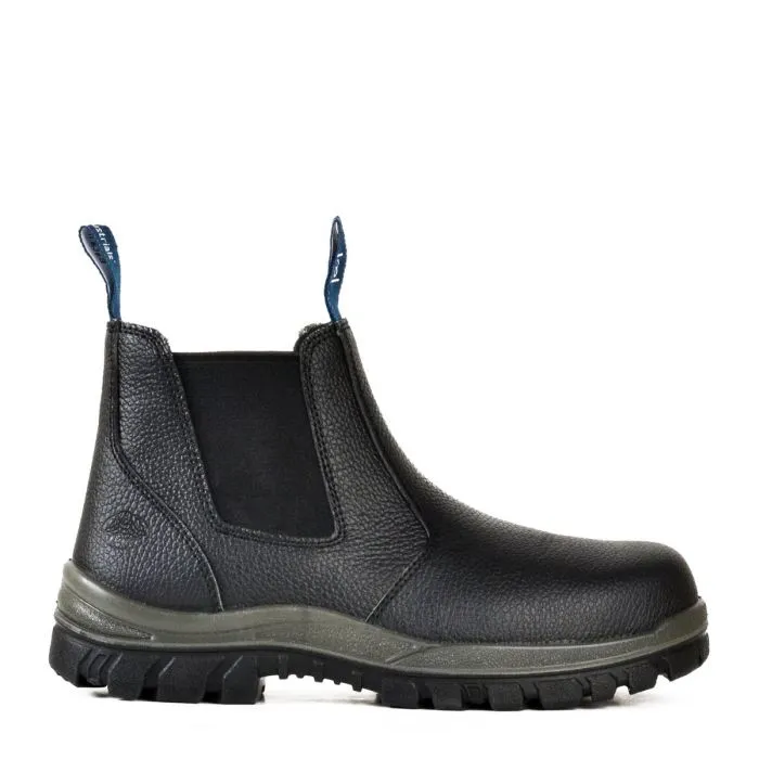 BATA Naturals Hercules Black Rambler Slip On Safety Boot