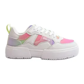 Big Star Women's Sneakers NN274359 Memory Foam System Multicolor white