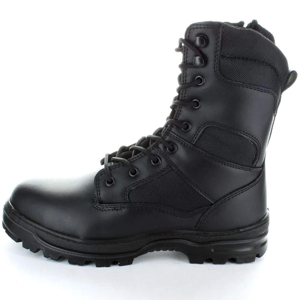 Black Dual Density Zip Safety Boot