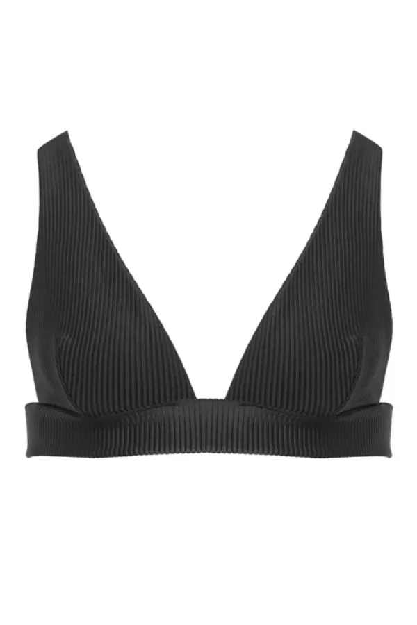  Bluebella     Lucerne Plunge Bikini Top - Black