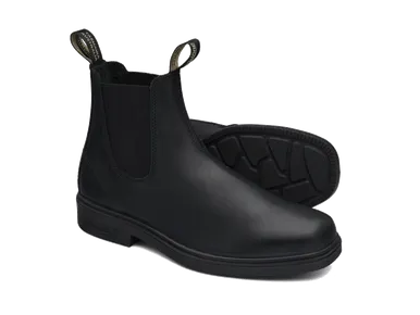 Blundstone 663 Black full grain leather elastic side Dress Boot