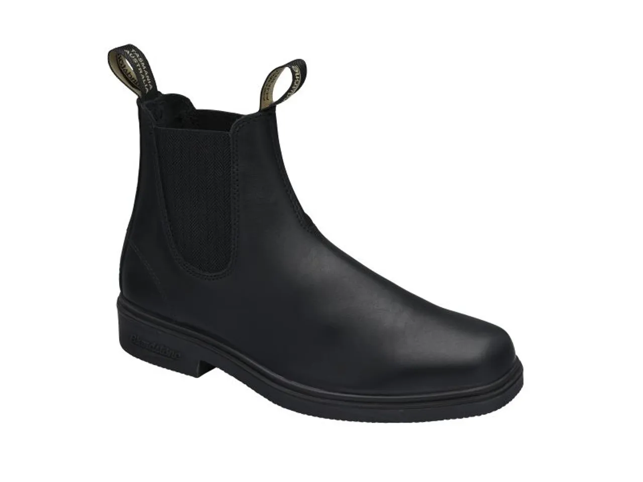 Blundstone 663 Black full grain leather elastic side Dress Boot