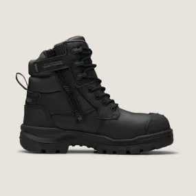 Blundstone 8561 Unisex RotoFlex Black Zip Side Safety Boot