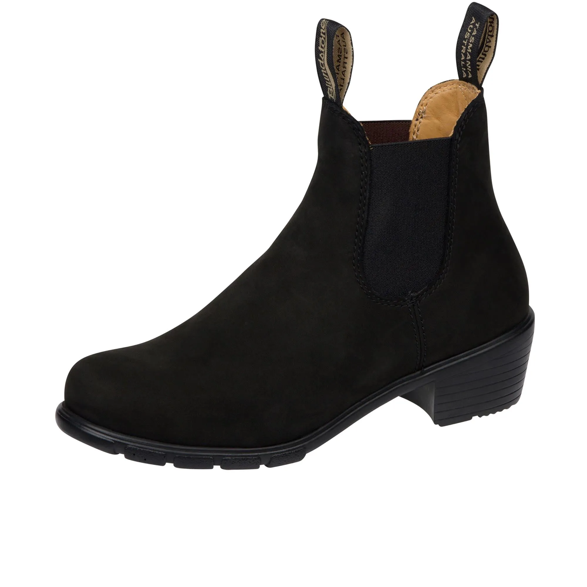 Blundstone Womens Women`s Series Heeled Boot Black Nubuck