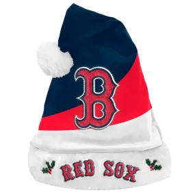 Boston Red Sox Colorblock Santa Hat