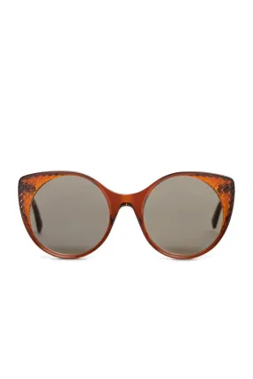 Brown Cat Eye Sunglasses