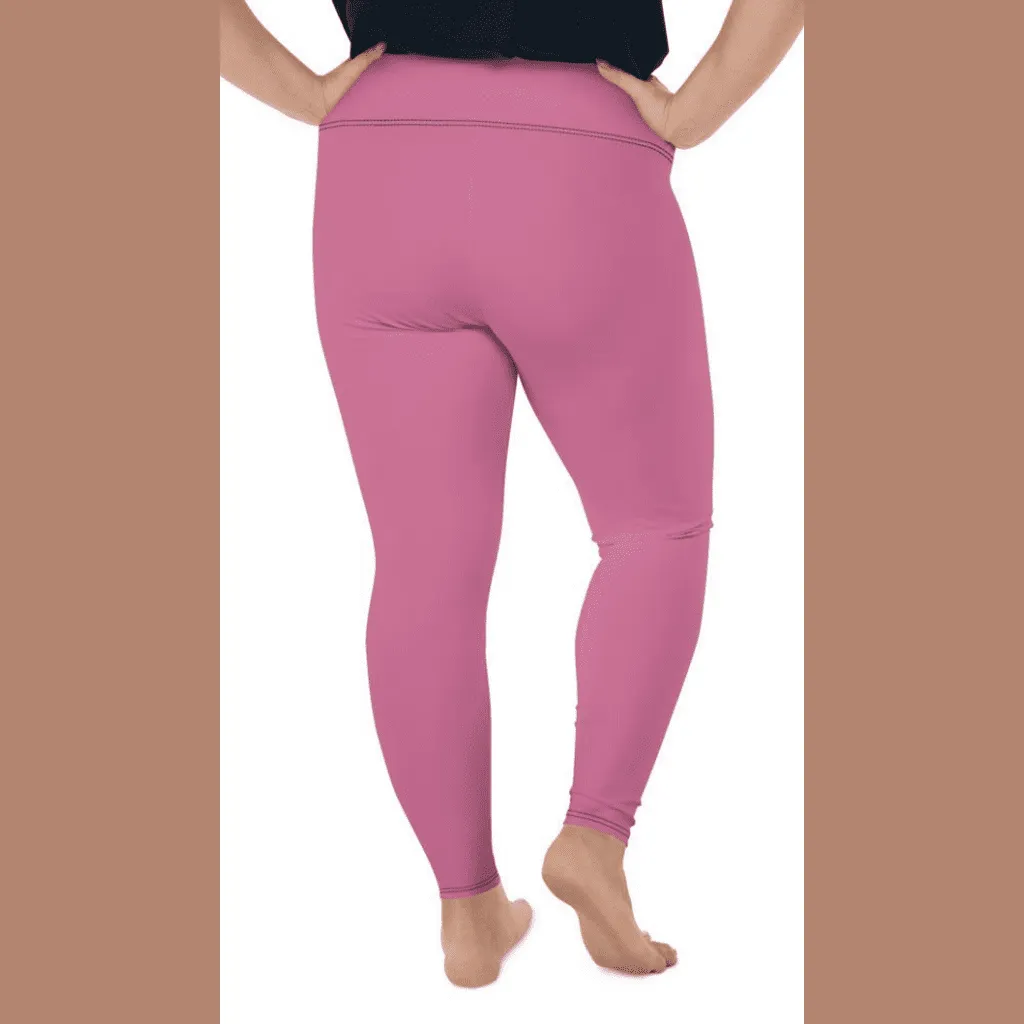 Bubblegum Pink Plus Size Leggings