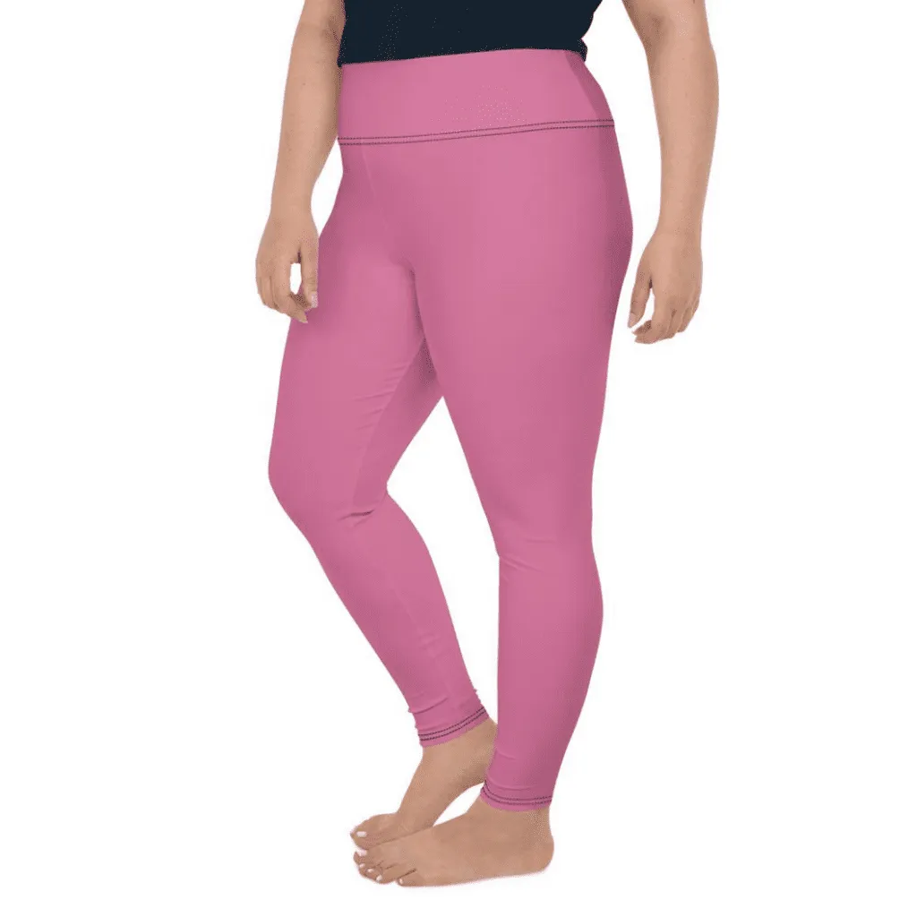 Bubblegum Pink Plus Size Leggings