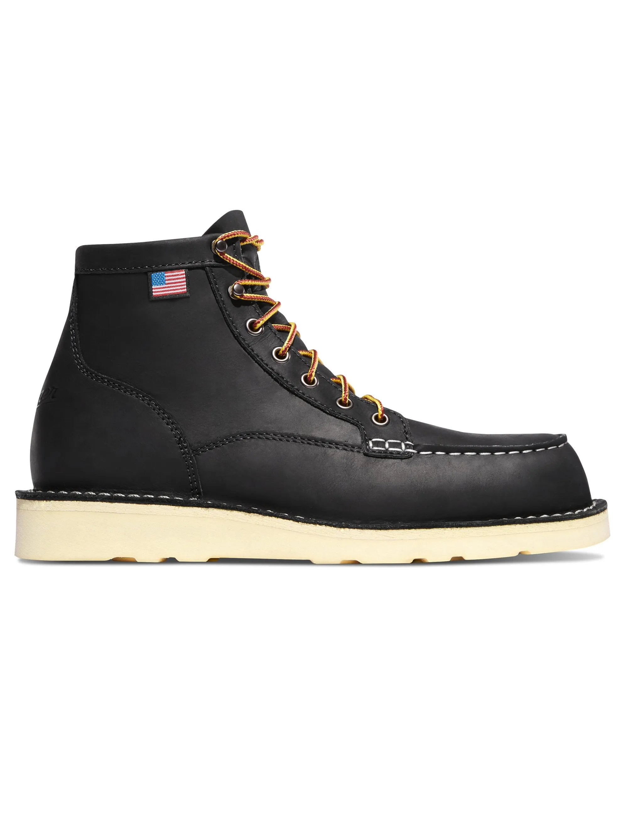 Bull Run 6" Moc Toe Boot - Black