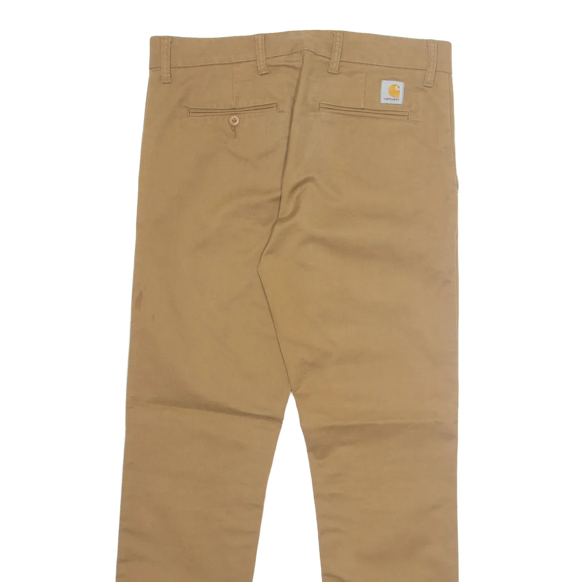 CARHARTT Chino Mens Trousers Beige Regular Tapered W32 L32