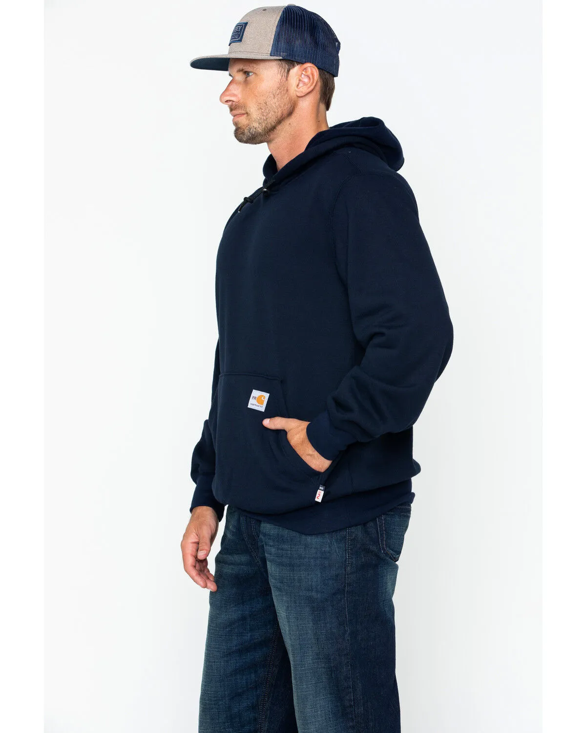 Carhartt Men's FR Hooded Pullover Solid Work Sweatshirt