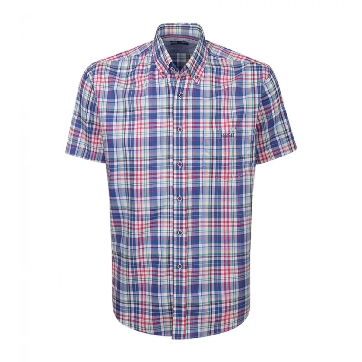 Checked Short-Sleeve Shirt