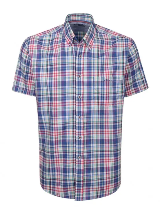 Checked Short-Sleeve Shirt