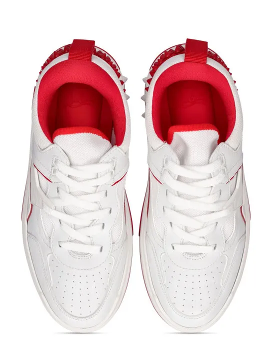 Christian Louboutin   Astroloubi leather low top sneakers 