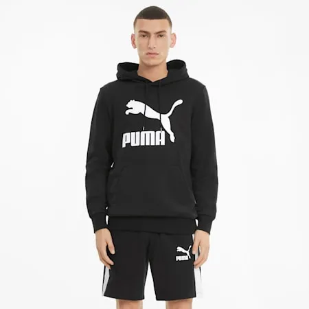 Classics Men's Logo Hoodie | Puma Black | PUMA SHOP ALL PUMA | PUMA 