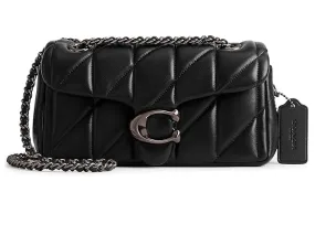 COACH Quilted Tabby Shoulder Bag 20 with Chain