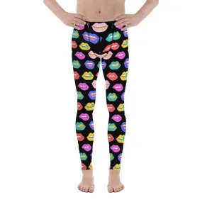 Colorful Lips Men's Leggings