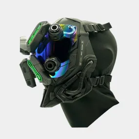 Cyberpunk Helmet Fluo