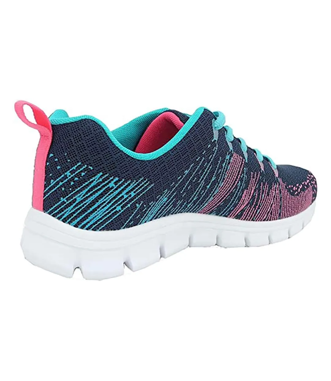 Dek Superlight Womens/Ladies Starlight Memory Foam Trainers (Navy/Aqua/Fuchsia) - UTDF1124