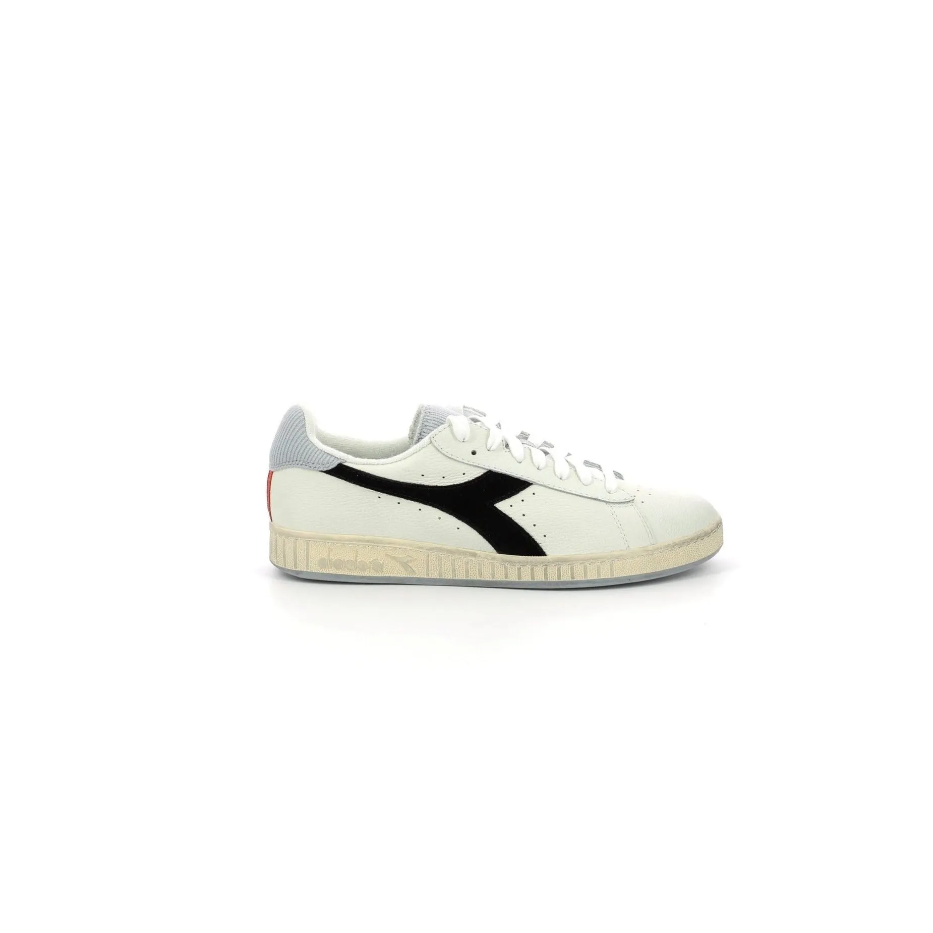 Diadora - Sneakers Bas Game L Low Icon - White/Black/High Rise - Mixte